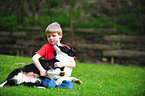 boy with Border Collie