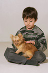 boy with chihuahua