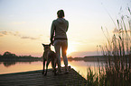 woman with Malinois