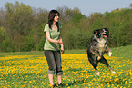 woman and Tiger