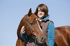 woman with arabian horse