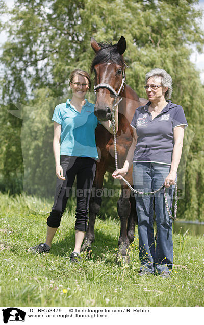 Frauen und Englisches Vollblut / women and english thoroughbred / RR-53479