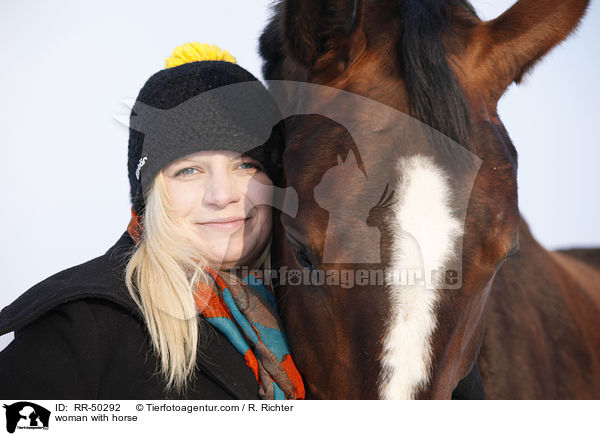 woman with horse / RR-50292