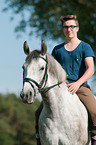 boy and warmblood