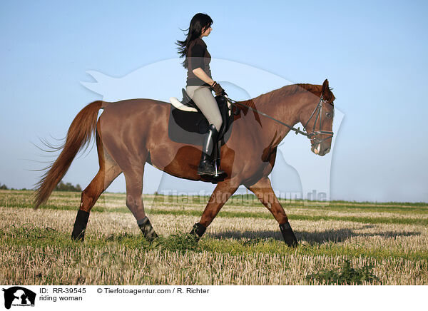 Reiterin / riding woman / RR-39545