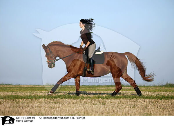 Reiterin / riding woman / RR-39556