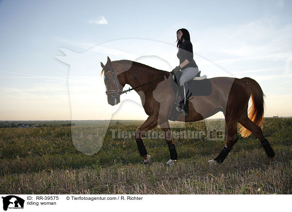 Reiterin / riding woman / RR-39575