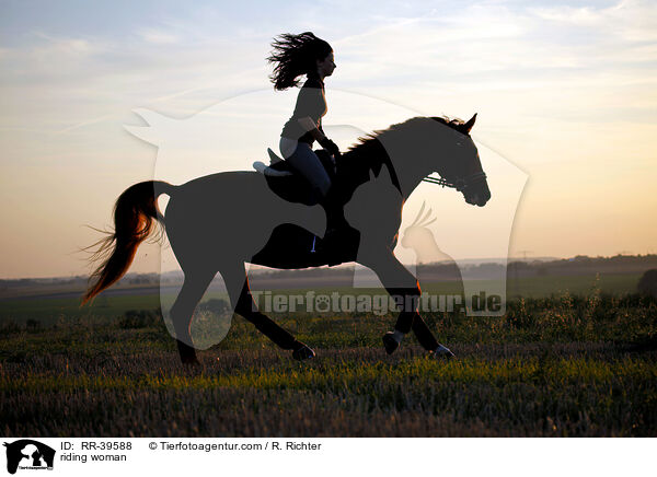 Reiterin / riding woman / RR-39588