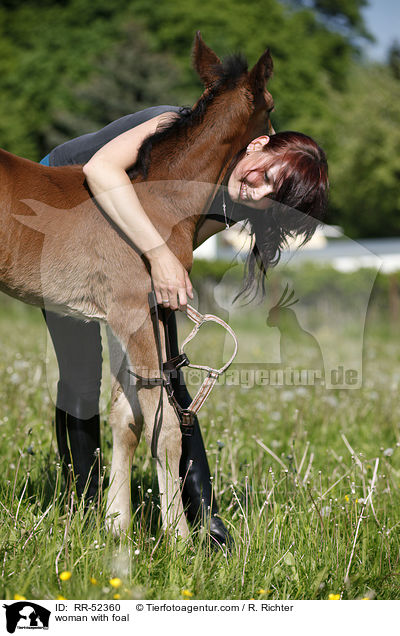 woman with foal / RR-52360