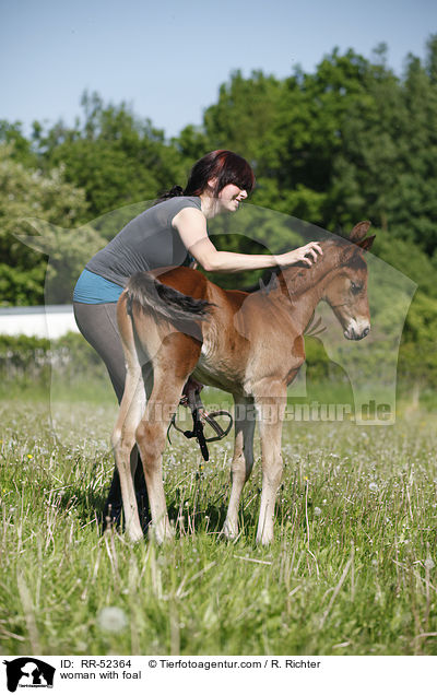 woman with foal / RR-52364