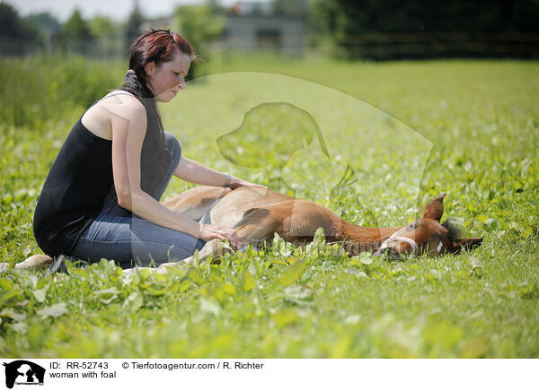 woman with foal / RR-52743