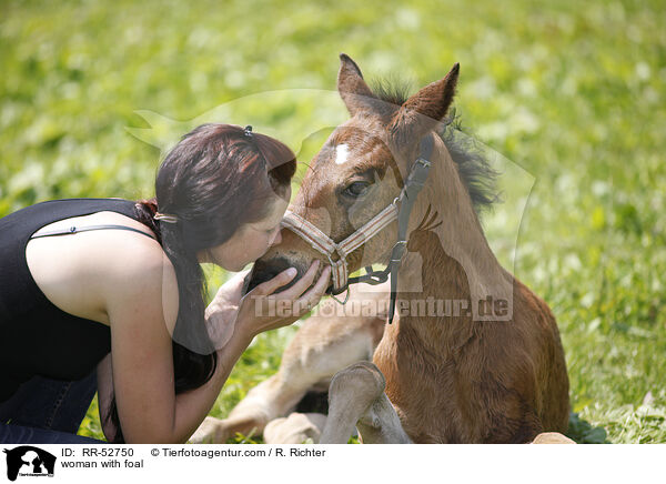 woman with foal / RR-52750