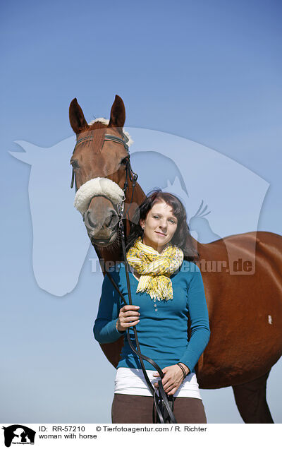 woman with horse / RR-57210