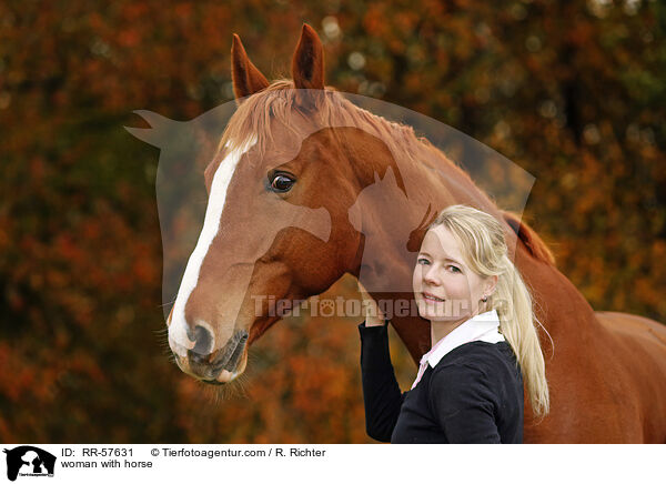 woman with horse / RR-57631