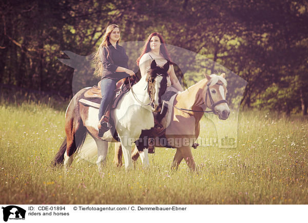 Reiter und Pferde / riders and horses / CDE-01894