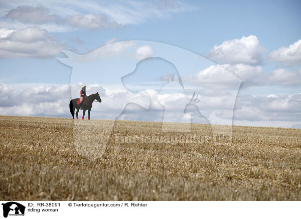 riding woman / RR-38091