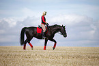 riding woman