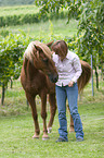 woman with horse