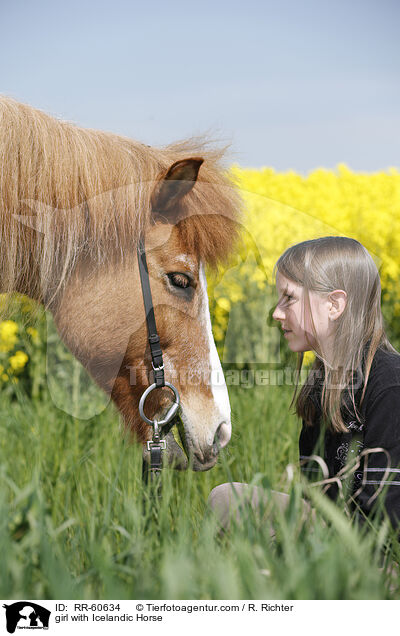 Mdchen mit Islnder / girl with Icelandic Horse / RR-60634