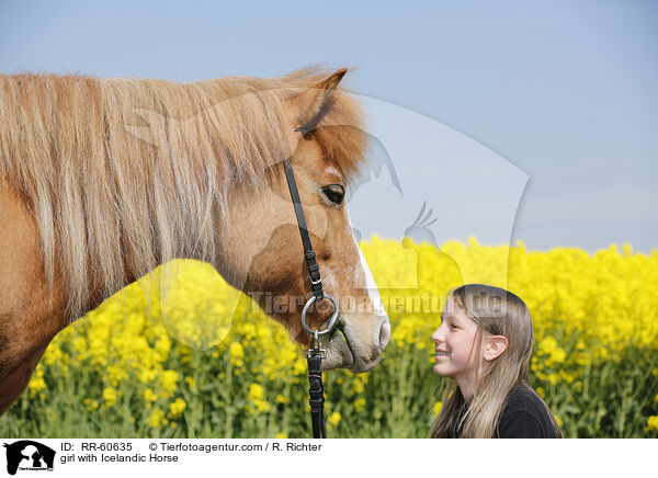 Mdchen mit Islnder / girl with Icelandic Horse / RR-60635