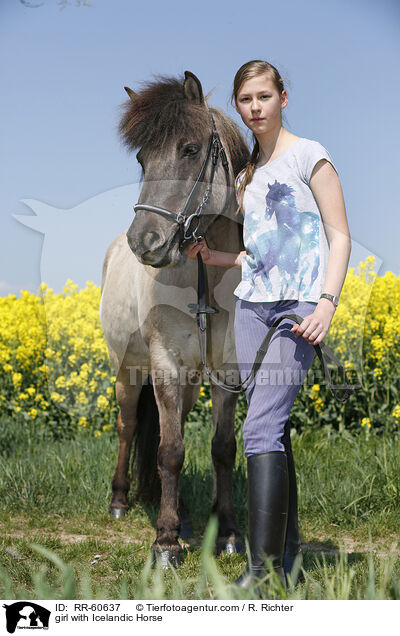 Mdchen mit Islnder / girl with Icelandic Horse / RR-60637