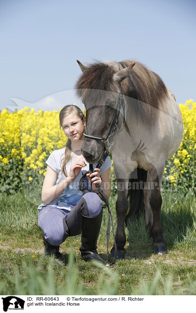 Mdchen mit Islnder / girl with Icelandic Horse / RR-60643