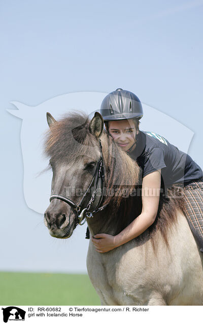 Mdchen mit Islnder / girl with Icelandic Horse / RR-60682