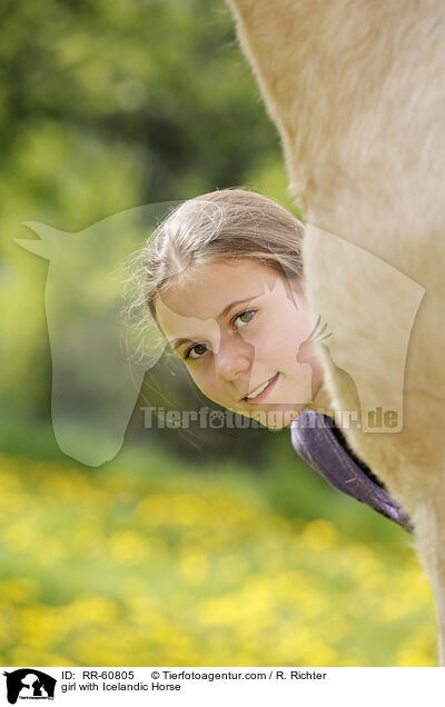 Mdchen mit Islnder / girl with Icelandic Horse / RR-60805