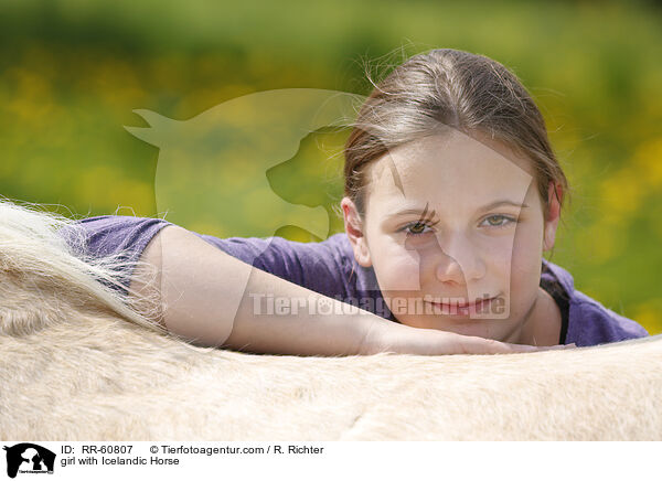 Mdchen mit Islnder / girl with Icelandic Horse / RR-60807