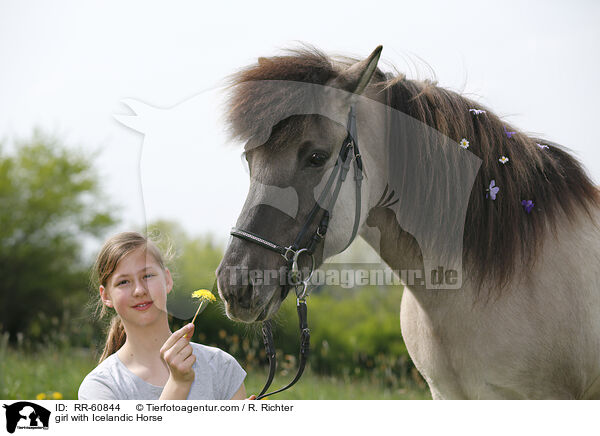 Mdchen mit Islnder / girl with Icelandic Horse / RR-60844