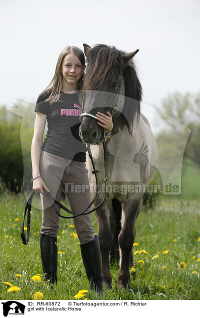 Mdchen mit Islnder / girl with Icelandic Horse / RR-60872