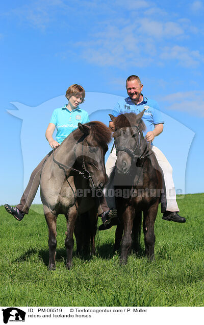 Reiter und Islnder / riders and Icelandic horses / PM-06519