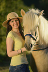 woman with Icelandic horse