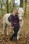 woman with Icelandic horse