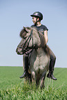 girl with Icelandic Horse