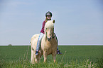 girl with Icelandic Horse