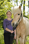 girl with Icelandic Horse