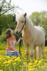 girl with Icelandic Horse