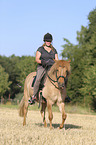 woman with Icelandic Horse