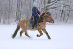 rider on Icelandic horse