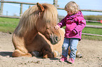 girl and Icelandic horse