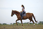 riding woman