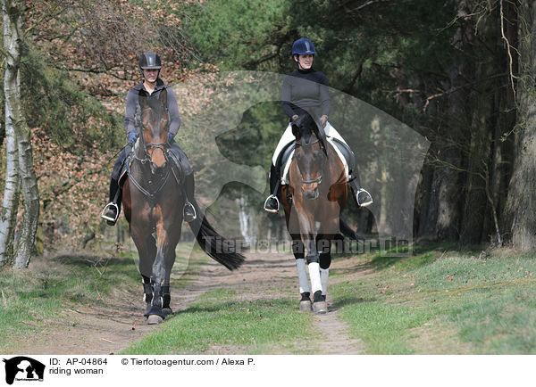 Ausritt zu Pferd / riding woman / AP-04864