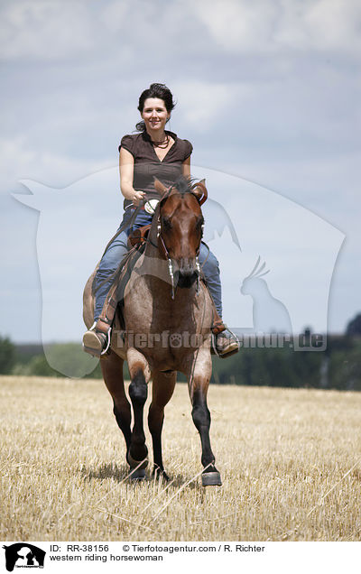 western riding horsewoman / RR-38156