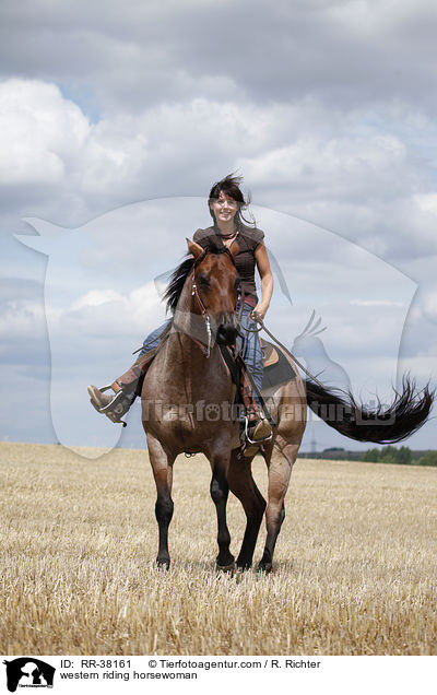 Westernreiterin / western riding horsewoman / RR-38161