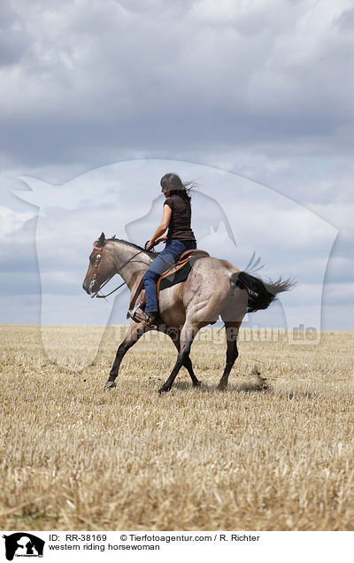 Westernreiterin / western riding horsewoman / RR-38169