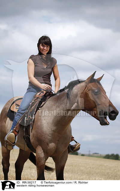 Westernreiterin / western riding horsewoman / RR-38217