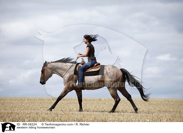 western riding horsewoman / RR-38224