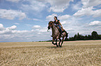 western riding horsewoman