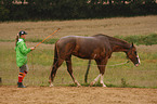 woman with warmblood